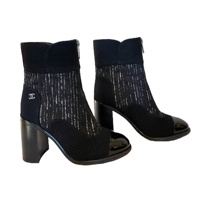 Chanel Interlocking CC Logo Booties - photo 5 of 13