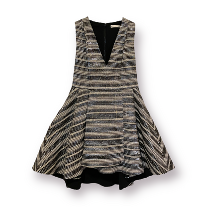 Alice + Olivia Patterned Dress with Pleats & Cutout Side/Back - photo 10 of 11