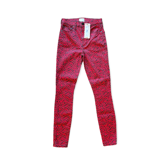 Alice + Olivia Ruby & Mini Black Leopard Print Pants w/ Tags |Size: XS | US 24|