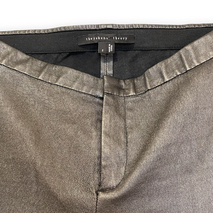 Theyskens’ Theory Lamb Leather Pants - photo 2 of 7
