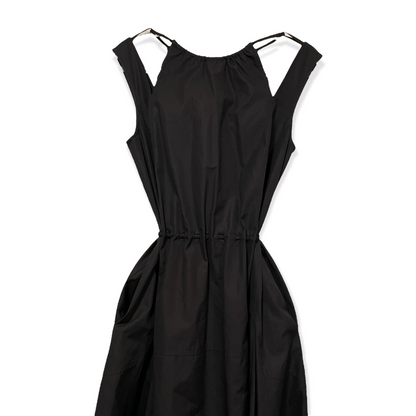 Derek Lam Black Crew Neck Long Dress - photo 5 of 11