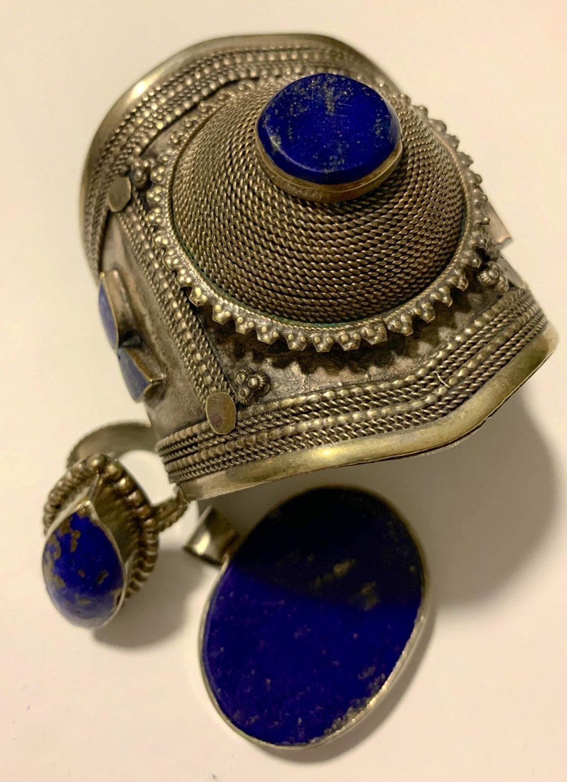 Handmade Authentic Lapis Jewelry Set