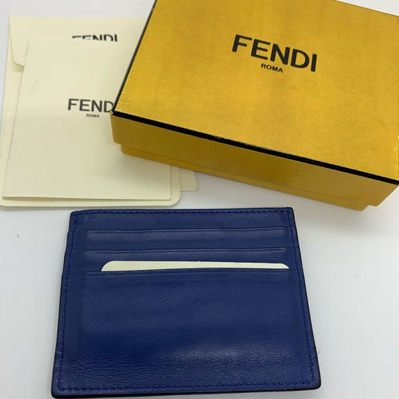 Fendi Vocabulary Leather Card Case