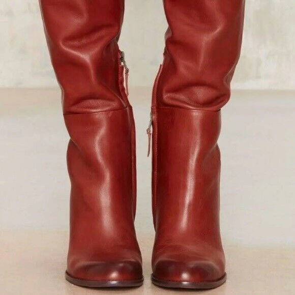 Sam Edelman Rylan Leather Heeled Boots