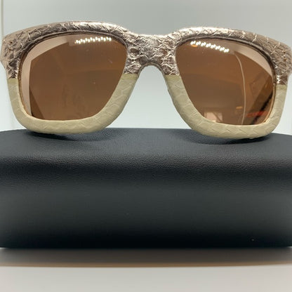 Linda Farrow Rose Gold Snakeskin 52mm Sunglasses - photo 4 of 12
