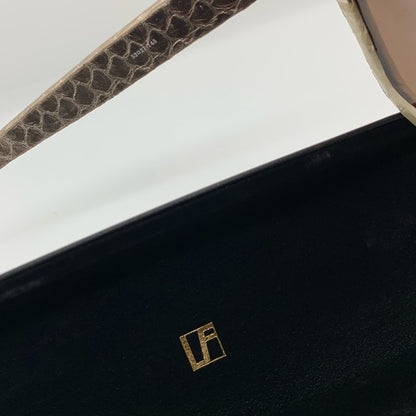 Linda Farrow Rose Gold Snakeskin 52mm Sunglasses - photo 8 of 12