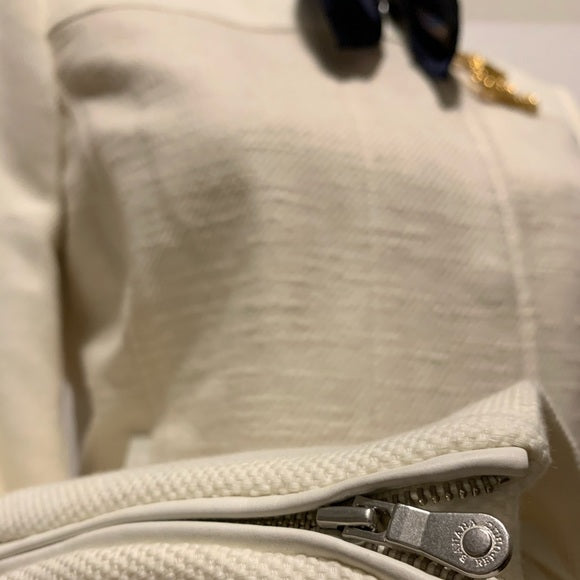 Banana Republic Textured Zip Bomber Jacket Size 8
