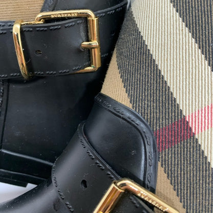 Burberry Strap Detail House Check and Rubber Rain Boots - photo 15 of 15