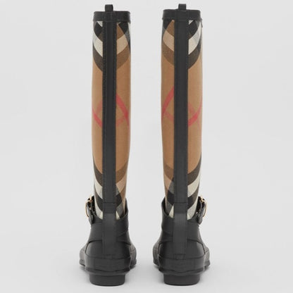 Burberry Strap Detail House Check and Rubber Rain Boots - photo 6 of 15