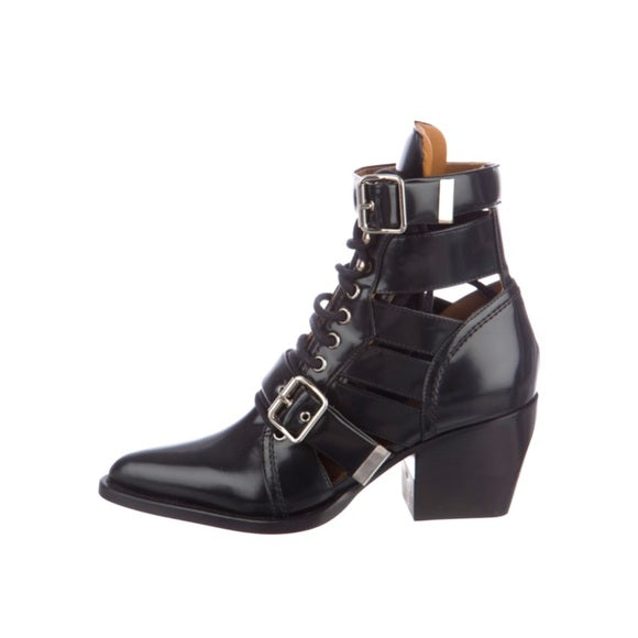Chloé Rylee Ankle Lace-Up Boots