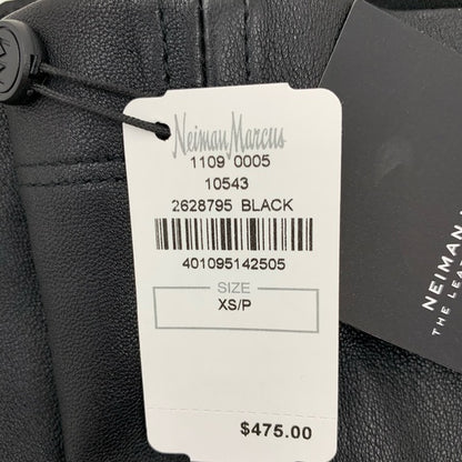 Neiman Marcus Leather Collection-Lamb Leather & Ponte Pencil Skirt - photo 7 of 11