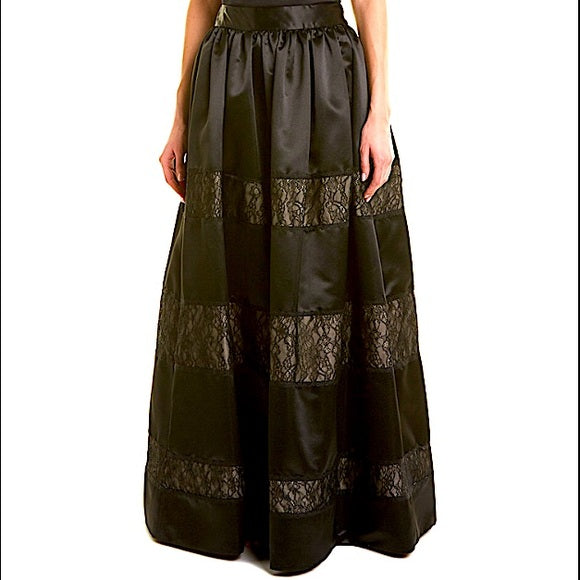 Alice + Olivia Prima Silk-Trim Ball Gown Skirt Size 0