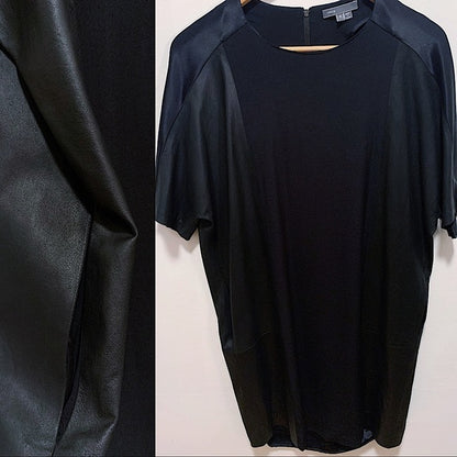 Vince. Black Shift T-Shirt Dress with side Pockets - photo 5 of 13