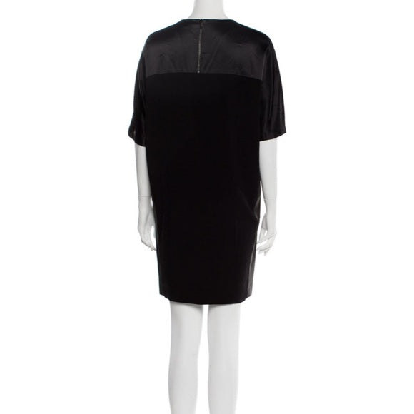 VINCE. Black Shift T-Shirt Dress with side Pockets