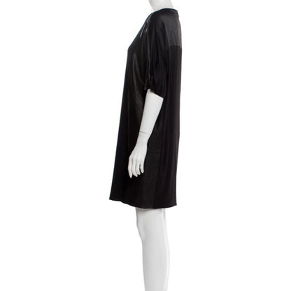 Vince. Black Shift T-Shirt Dress with side Pockets - photo 2 of 13