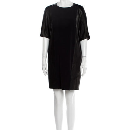 Vince. Black Shift T-Shirt Dress with side Pockets - photo 7 of 13