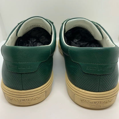 Men’s Saint Laurent Low Top Green Leather Sneakers - photo 6 of 12
