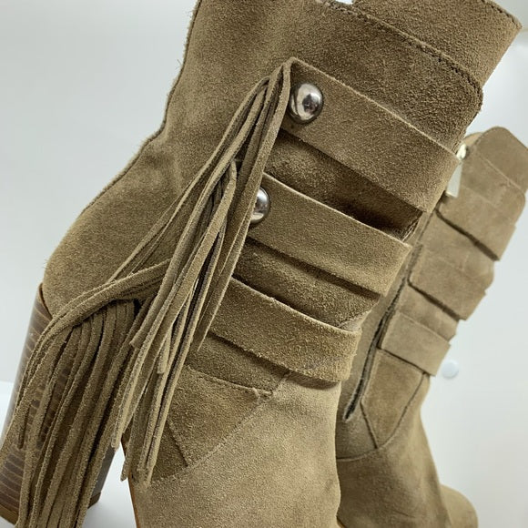 Zara Fringe Ankle Boots