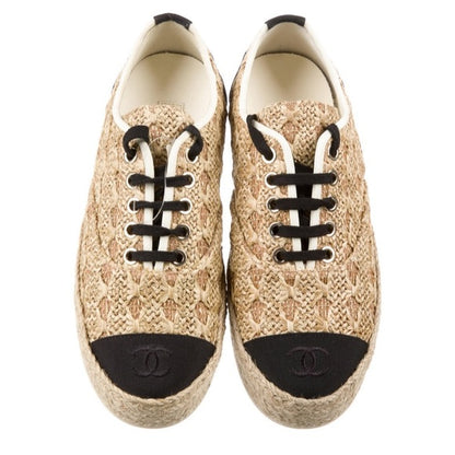 Chanel 2019 Interlocking CC Logo Espadrilles 39EU - main product photo