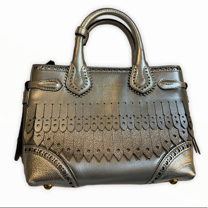 Burberry Metallic Calfskin Broguing Small Banner - photo 6 of 16