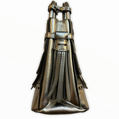 Burberry Metallic Calfskin Broguing Small Banner - photo 12 of 16
