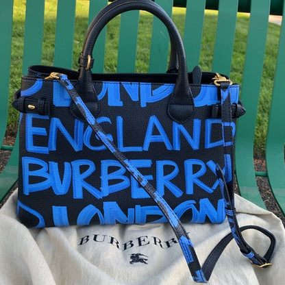 Rare L/e Medium Burberry Banner in Graffiti Print - photo 9 of 15