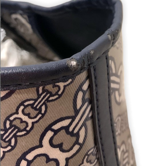 Tory Burch chain-link logo print tote