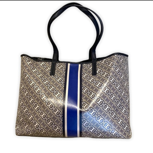 Tory Burch Chain-link Logo Print Tote - photo 2 of 11