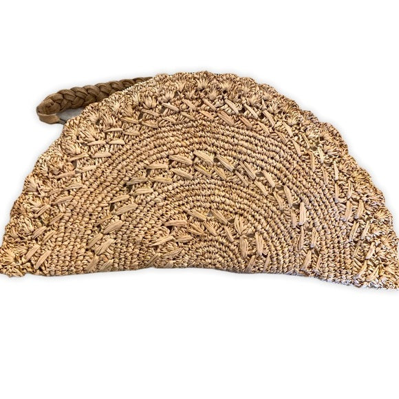 Flora Bella Avila Clutch in Natural & Gold