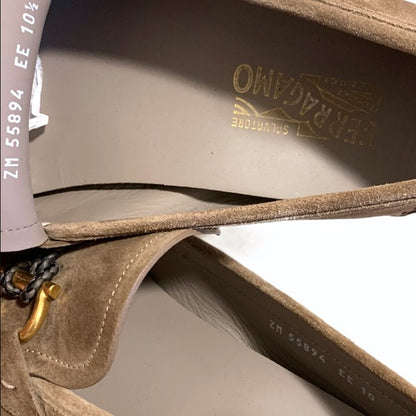 Salvatore Ferragamo Front 4 Suede Driver Loafers - photo 10 of 13