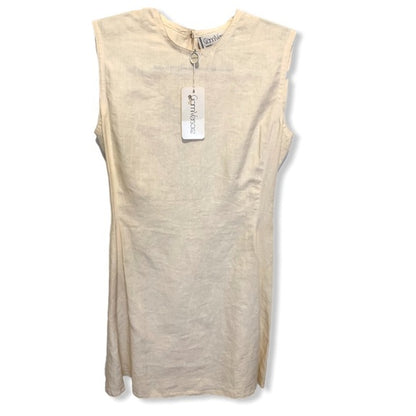 Vintage Gianni Versace Off-White Linen Dress NWT - photo 3 of 6