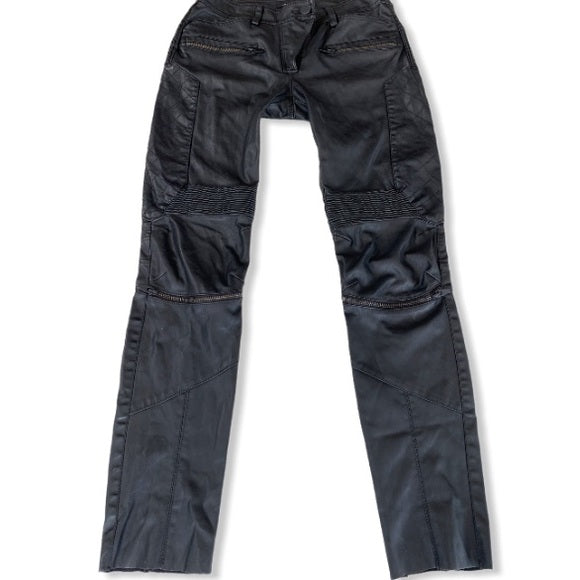 ZARA Faux Leather Pants Size: XS