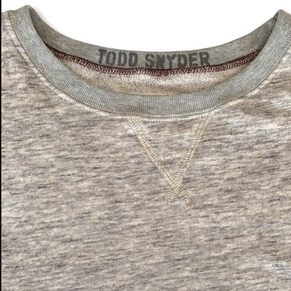 Champion x Todd Snyder grey cropped sweater tee XS - photo 2 of 8