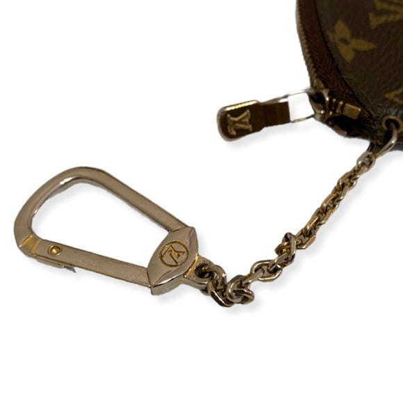 Louis Vuitton Monogram collection vintage pochette key ring
