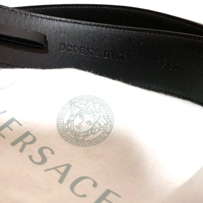 Versace Brushed Gold Medusa Head Buckle Belt - photo 8 of 9