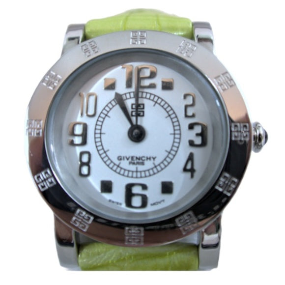 GIVENCHY Lime Green Band Watch NWT