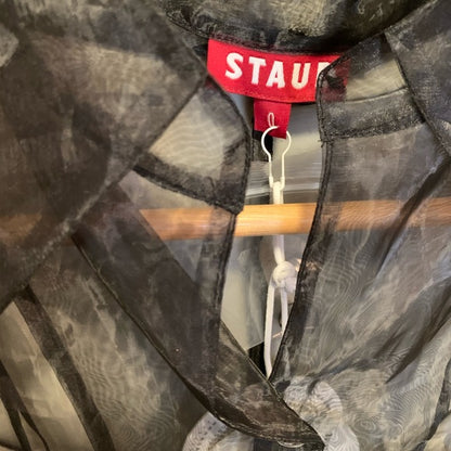 STAUD Hendrix Organza Shirt In Black - photo 12 of 12