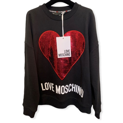 Love Moschino French cotton-terry sweatshirt - main product photo