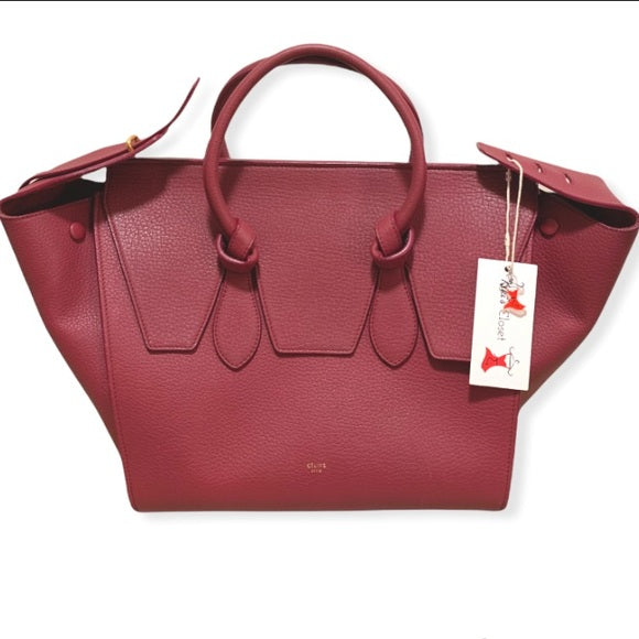 CELINE Crisped Calfskin Large Tie Knot Tote