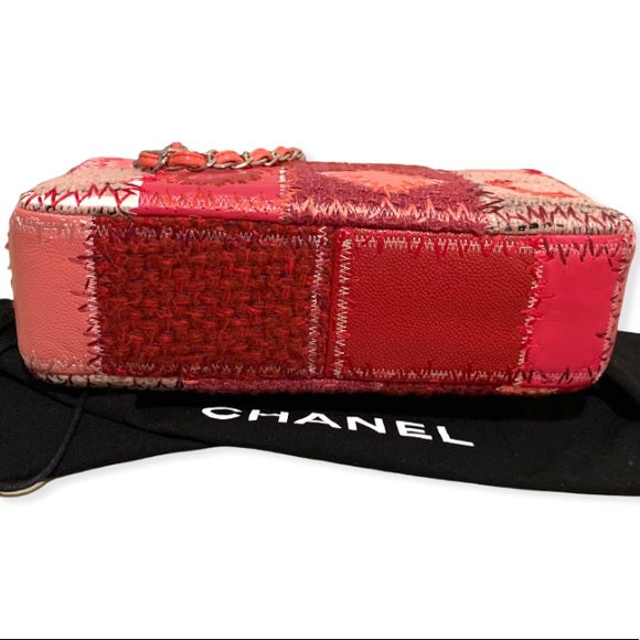RARE JUMBO CHANEL LIMITED-EDITION PATCHWORK FLAP