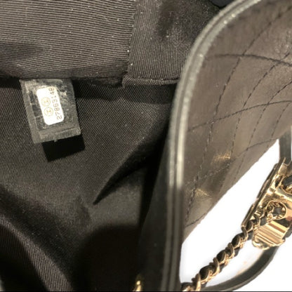 Chanel Calfskin Stitched Drawstring Bag (Black) - photo 13 of 14