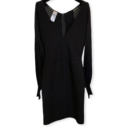 Hervé Léger Paris Bandage Mesh Cut-Out Long Sleeve Dress Small - photo 7 of 13