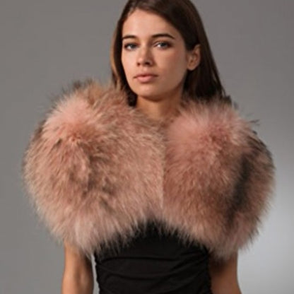 Vintage Alice+Olivia Raccoon Fur Collar - photo 2 of 13