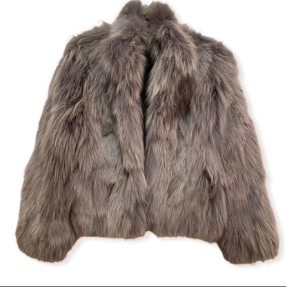 Bloomingdales Fur Vault Dyed Coyote Fur Jacket (Medium) - photo 2 of 10