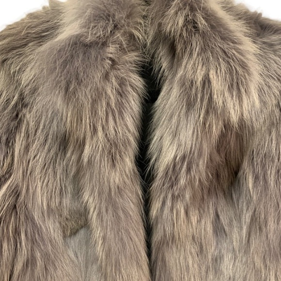Dyed Coyote Fur Jacket (Medium)