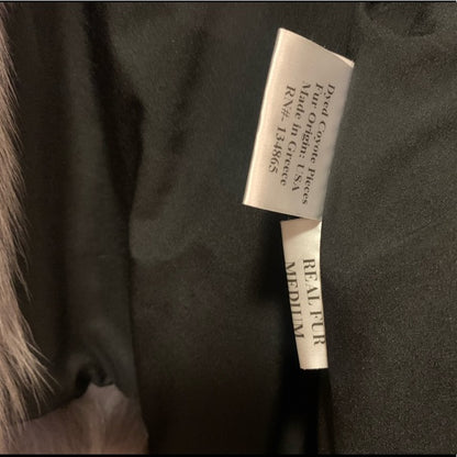 Bloomingdales Fur Vault Dyed Coyote Fur Jacket (Medium) - photo 10 of 10