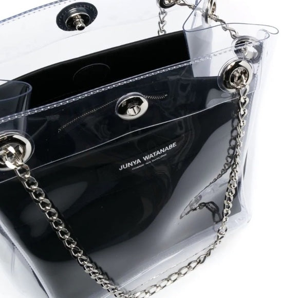 Junya Watanabe transparent chain-handle shoulder bag
