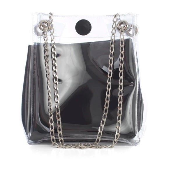 Junya Watanabe transparent chain-handle shoulder bag