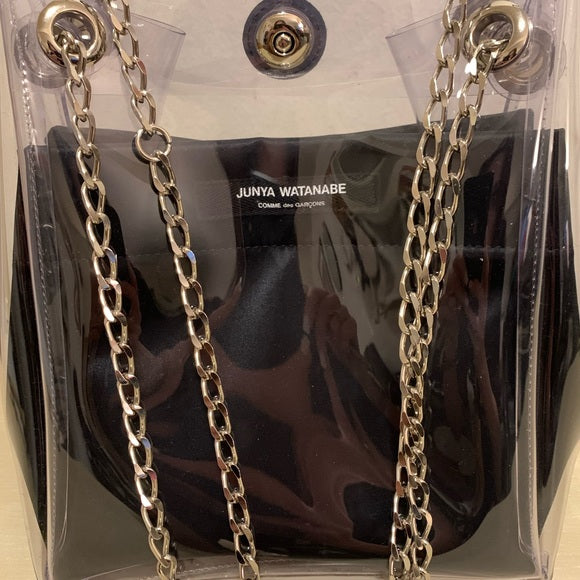 Junya Watanabe transparent chain-handle shoulder bag