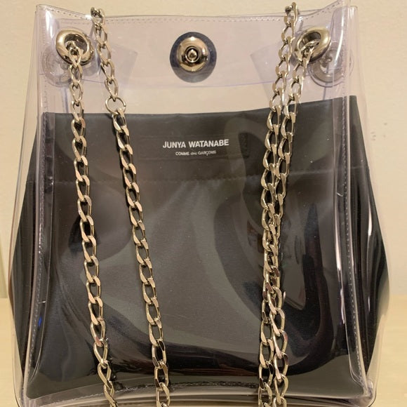 Junya Watanabe transparent chain-handle shoulder bag